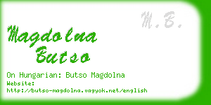 magdolna butso business card